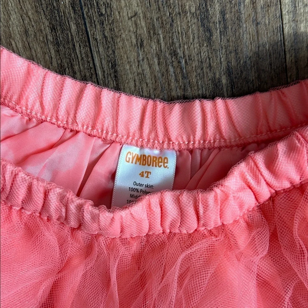 Melon Pink Tulle Skirt